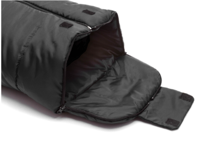 Fillikid Eco Big Schwarz mit separat zu öffnendem Fußbereich